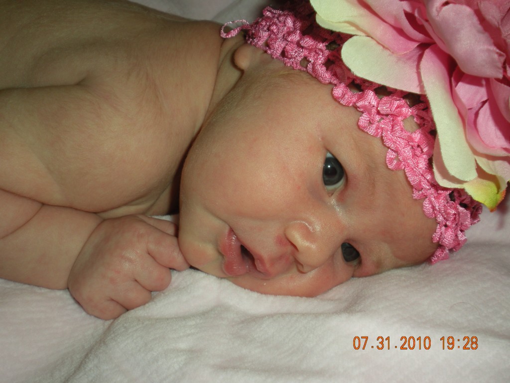 Lucy Catherine, born on July 15, 2010